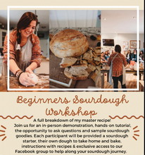 Sold Out 04/21/2024 Beginners Sourdough Workshop 2pm