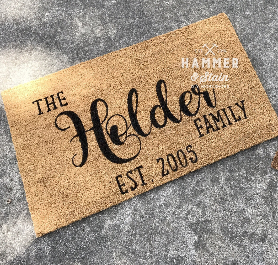 Personalized Doormat