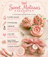 9/25/2026 6pm FRIDAY 🌸 Petals & Pastries: A Cupcake & Tray Workshop w/ Sweet Melissa's