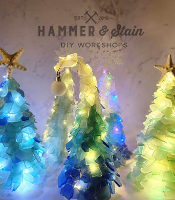 12/02/2025 Tumbled Sea Glass and Grinchy Tree Workshop 7pm EASTON FESTIVAL OF TREES