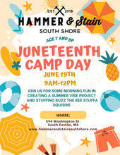 6/19/2026 Summer Vibes Juneteenth Camp Day for Kids Ages 7+ 9am-12pm
