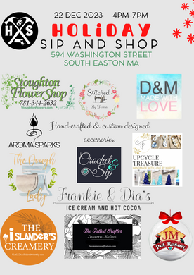 12/22/2023 Holiday Last Minute Shopping Sip and Shop 4-7pm