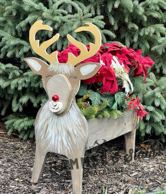 ONLY 2 LEFT 12/11/2023 Reindeer PLANTER WORKSHOP (PRE-SALE, DEADLINE TO ORDER IS NOVEMBER 11)