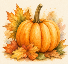 10/14/2026 (6pm) WEDNESDAY 🎨🍂 Brushes, Brews & Autumn Hues: A Fall EASY WATERCOLOR Workshop 🍷✨