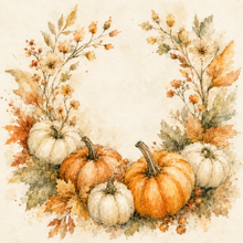 10/14/2026 (6pm) WEDNESDAY 🎨🍂 Brushes, Brews & Autumn Hues: A Fall EASY WATERCOLOR Workshop 🍷✨