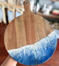 SOLD OUT 04/14/2024 Resin Acacia Wood Cutting Boards Workshop AND Cape Cod Shape! 2pm