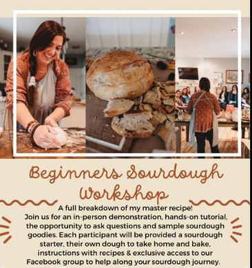 Sold Out 04/21/2024 Beginners Sourdough Workshop 2pm