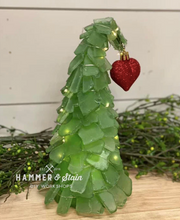 SOLD OUT 11/13/2024 Tumbled Sea glass Holiday Tree-6pm