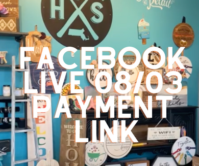 08/03/2023 LIVE Facebook Sale PAYMENT LINK