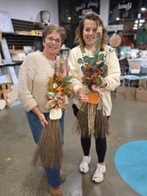11/11/2026 (6pm) WEDNESDAY 🧹 Brooms & Blooms Fall Workshop (SPECIAL INTRO PRICE $60)