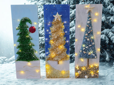 12/09/2025 Crushed Glass Tree Workshop 7pm EASTON FESTIVAL of TREES