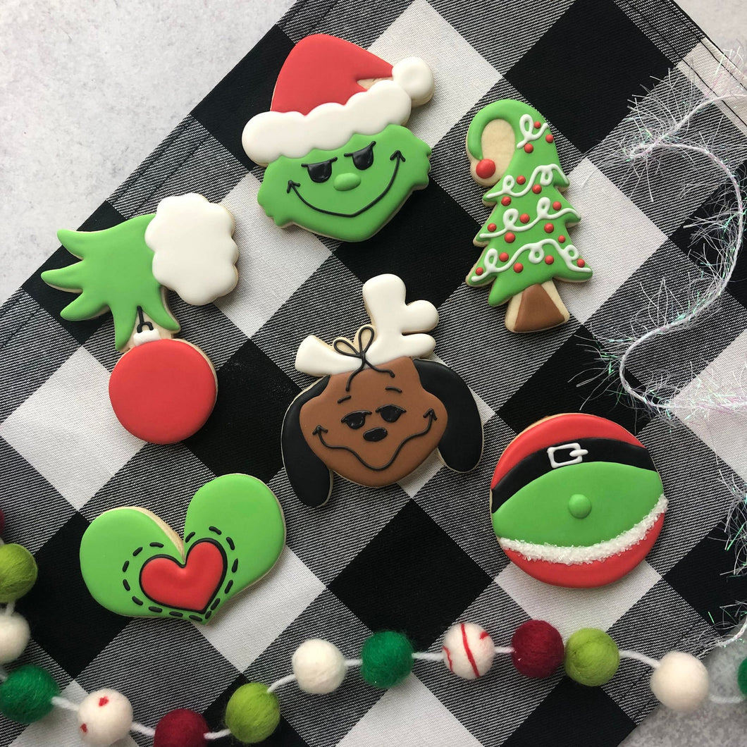 SOLD OUT 12/12/2022-Beginner Cookie Decorating-A Merry Grinchmas with Confections 6:30pm