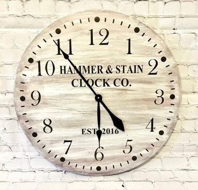 01/10/2019 (6:30pm) Rustic Clock Workshop ($85)