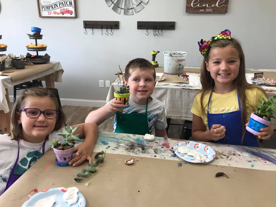 08/05/2019 Kids Summer Class Succulent and Zen Garden Workshop 9am