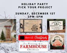 12/01/2019 PICK YOUR PROJECT HOLIDAY PARTY 2pm