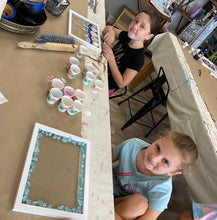 SOLD OUT 02/25/2022 KIDS CLASS SCHOOL VACATION -Sea glass Window Workshop with Blue Anchor 1pm