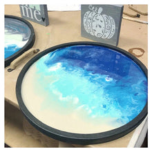 Sold Out 08/15/2022 - Resin and Paint Pouring Beach Tray Workshop 6:30pm LIMITED SPOTS