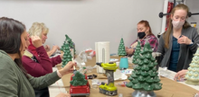 Sold Out 11/21/2022 Holiday Ceramics Workshop(Trees, Truck and Gnome $65-$90) 6:30pm PRE-ORDER registration ends 10-24 or when sold out