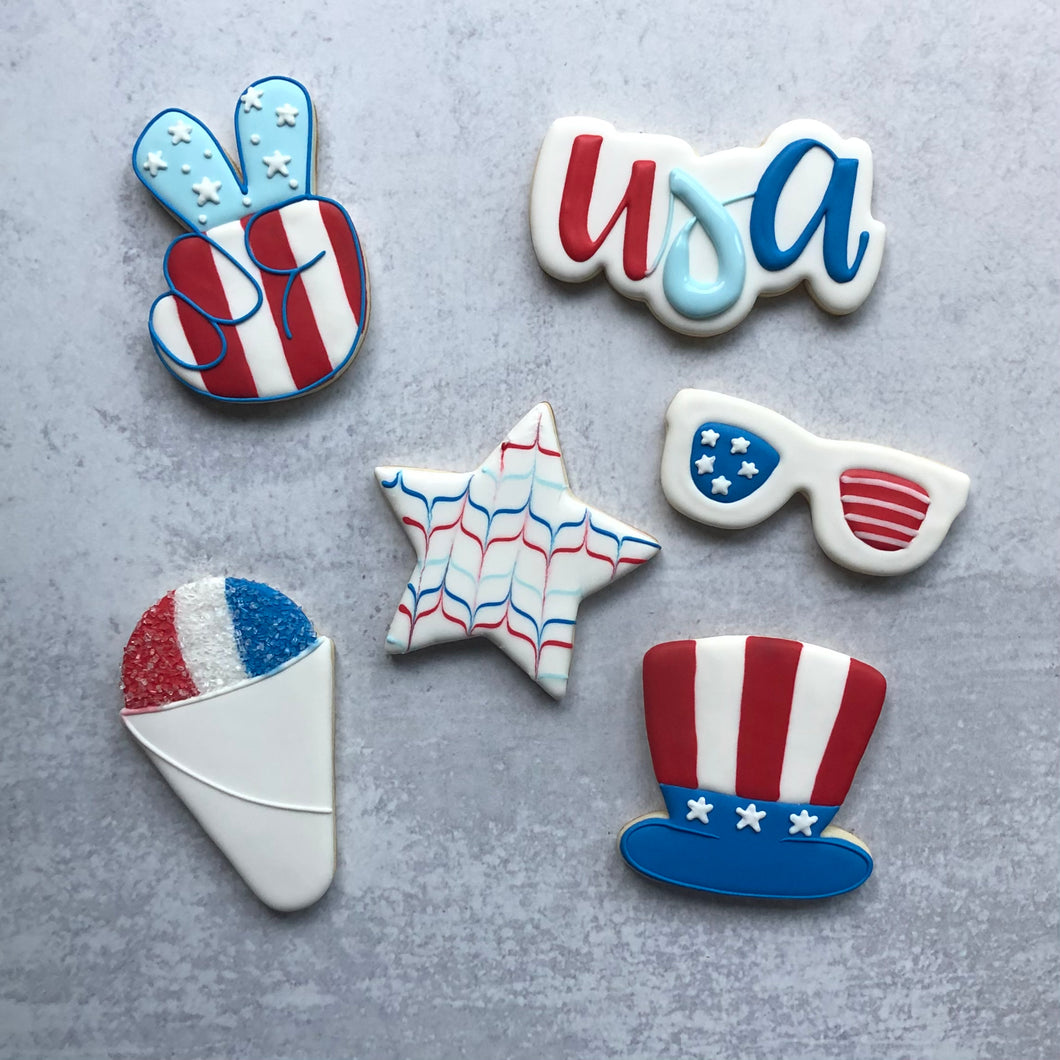 06/27/2022-Beginner Cookie Decorating- Patriotic Themed with Confections 6:30pm